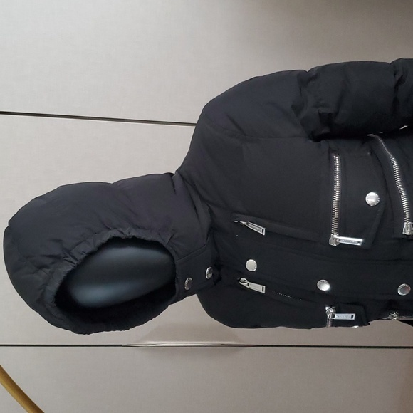 DSquared2 Black Down Puffer Bracelet Length Sleeves - Picture 5 of 12